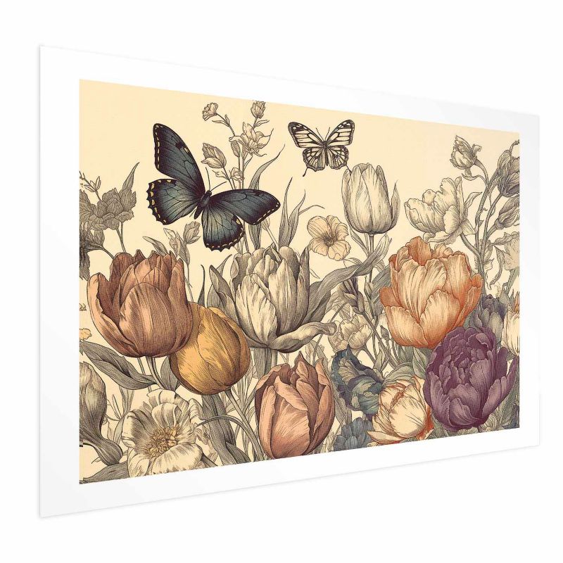 Plakat Artgeist Kolorowe tulipany 60x40 cm bez ramy 1 szt