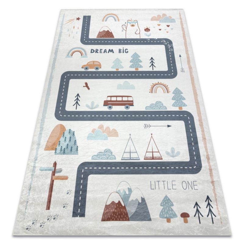 Dywan dla dzieci Bambino RugsX 120x170 cm biały DE062 1 szt.