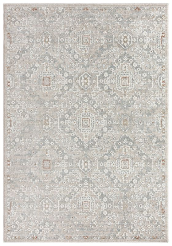Dywan wewnętrzny Taranto SL11A prostokąt Mazovia 120x 170 cm beżowy,kremowy motyw geometryczny krótki włos 1 szt.
