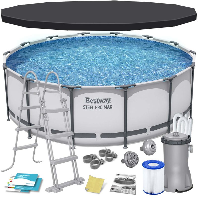 Basen stelażowy Bestway 5612X ogrodowy 427x122cm 11w1 zestaw 1szt.