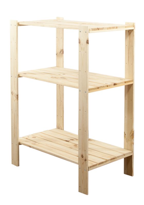 Regał drewniany MODO24 modułowy sosnowy 115 cm do pokoju dziecięcego 1 szt.