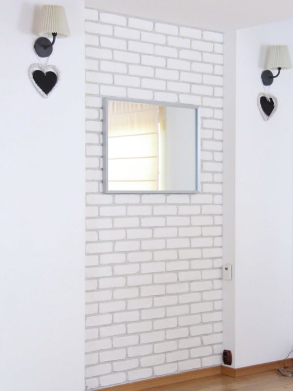 Lustro wiszące Profilmat 80x60 w ramie wąskiej kasetonowej kolor srebrny, aluminium z efektem głębi 1szt.