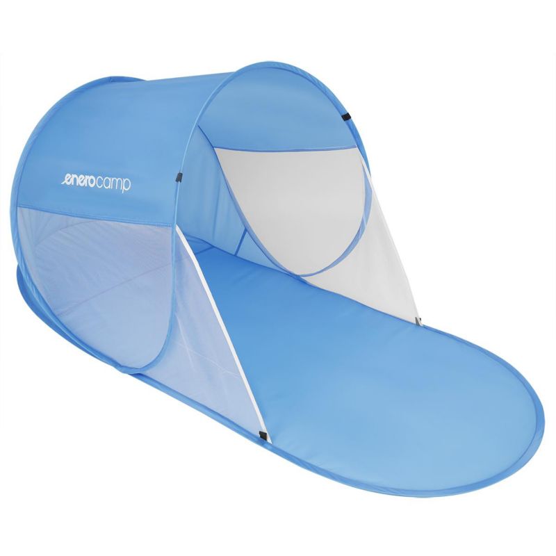 Namiot Enero Camp parawan plażowy samorozkładający 190X80X90/70cm niebieski 1szt.