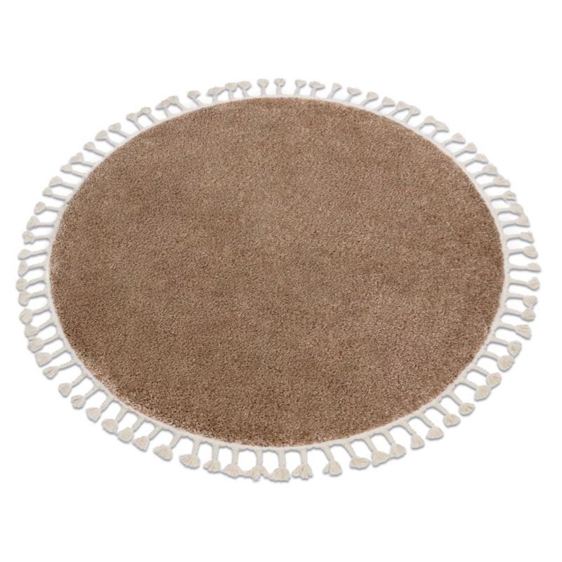 Dywan dla dzieci Berber RugsX koło 160 cm beż GR5454 1 szt.