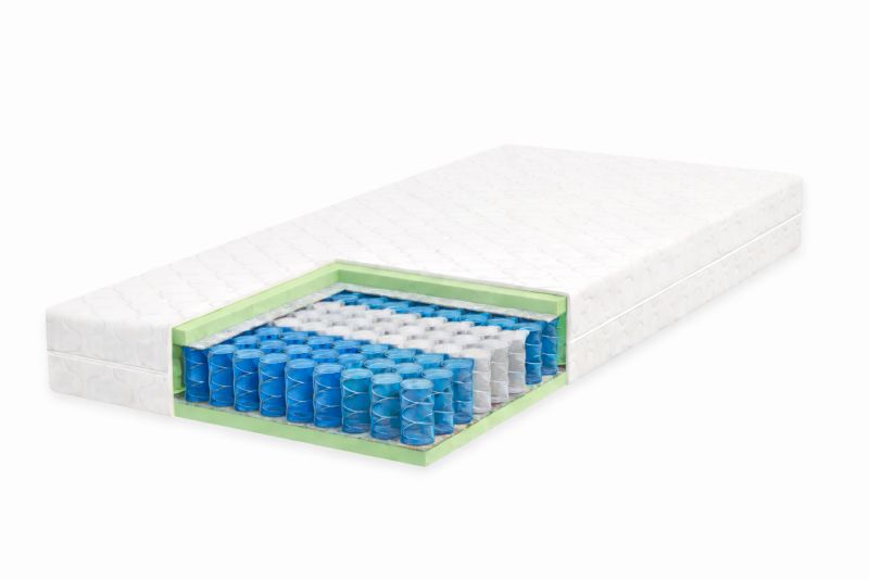 Materac kieszeniowy Sofello 160x200 LUX POCKET H2 pianka HR 7 stref sprężynowy 1 szt.