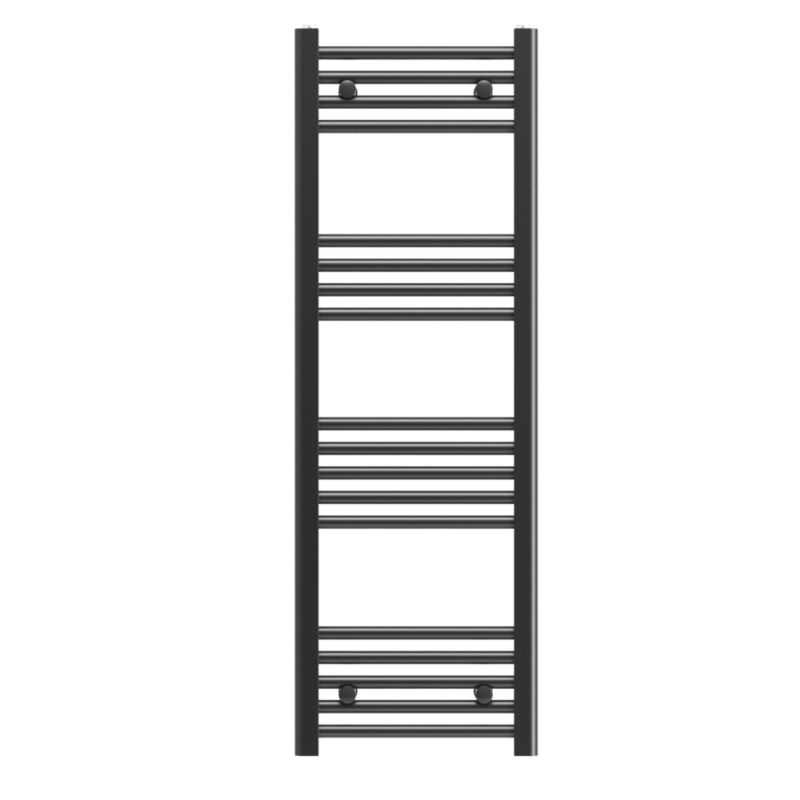Grzejnik Łazienkowy Granitan Breno 40/120cm Czarny Kaloryfer Drabinkowy 1kpl.
