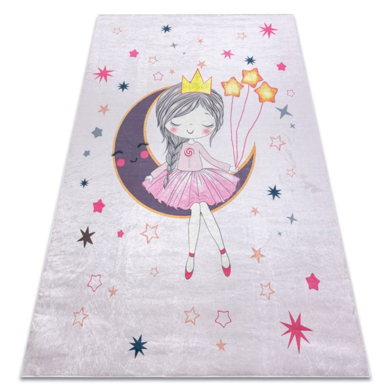 Dywan dla dzieci Bambino RugsX 160x220 cm róż DE130 1 szt.