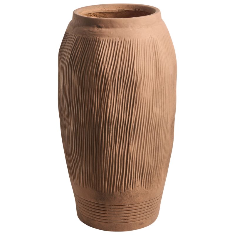 Wazon na kwiaty Trikala 50 cm Jasnobrązowy 1 szt.