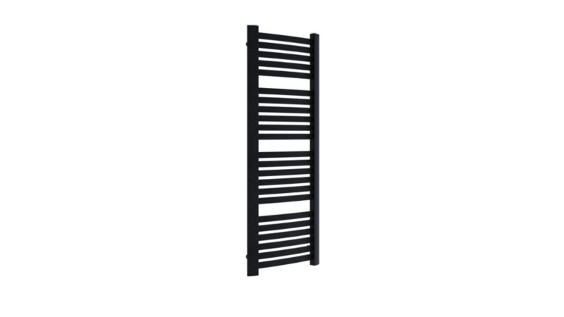 Grzejnik łazienkowy LUXRAD Kastor 1215 x 480 mm czarny mat str. 501W 1 szt
