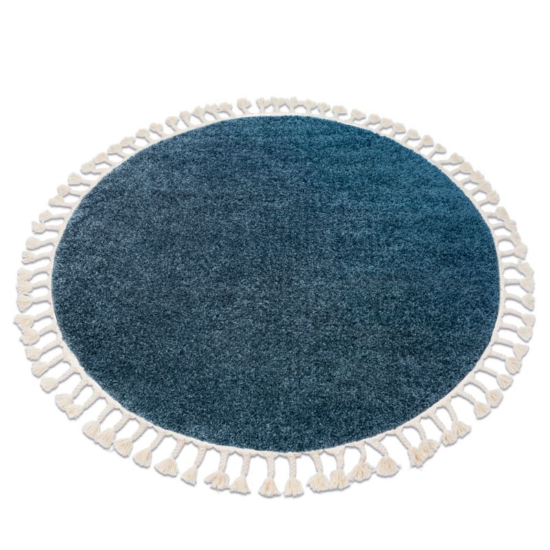 Dywan dla dzieci Berber RugsX koło 160 cm niebieski GR4016 1 szt.