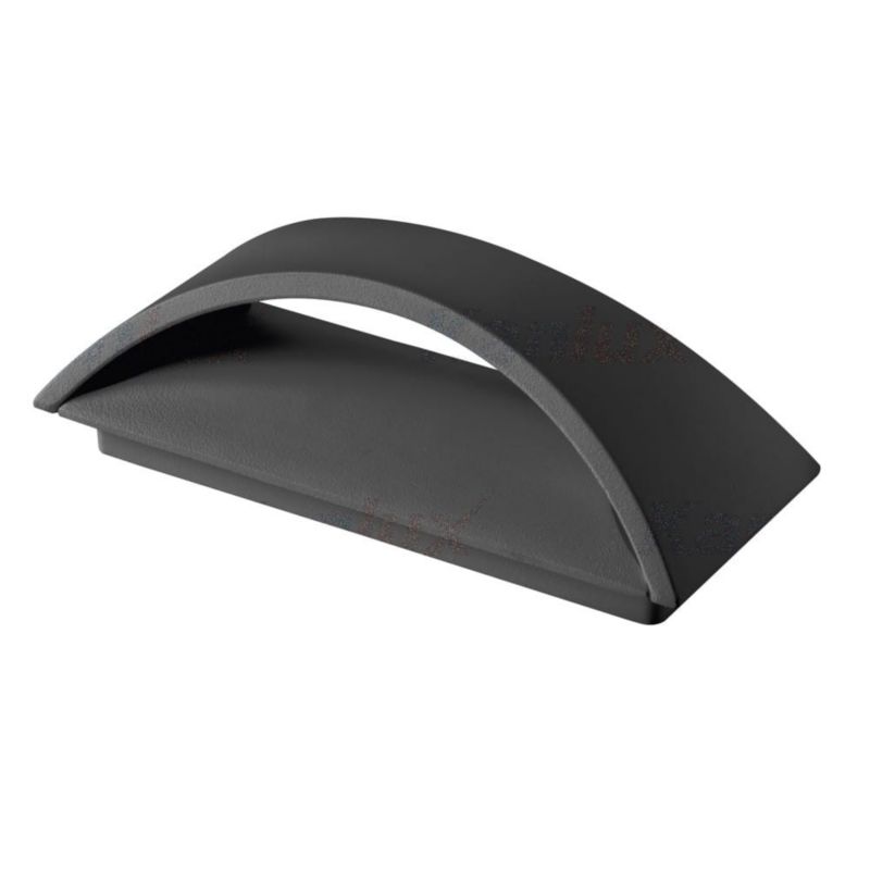 Kinkiet ścienny zewnętrzny Kanlux Biso grafit LED 8W 140lm IP54 wym: 9 x 22 x 8 cm aluminium - 1 szt.