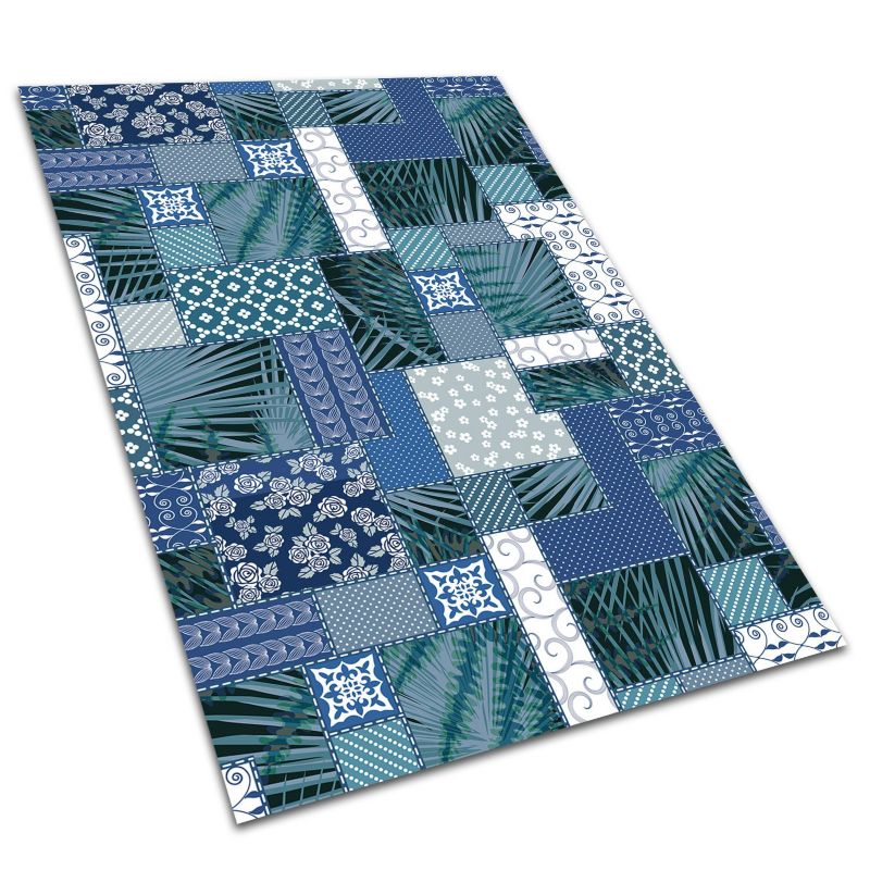 Dywan Ogrodowy Tulup 60x90 cm Na Taras I Balkon Tropikalny patchwork 1 szt.