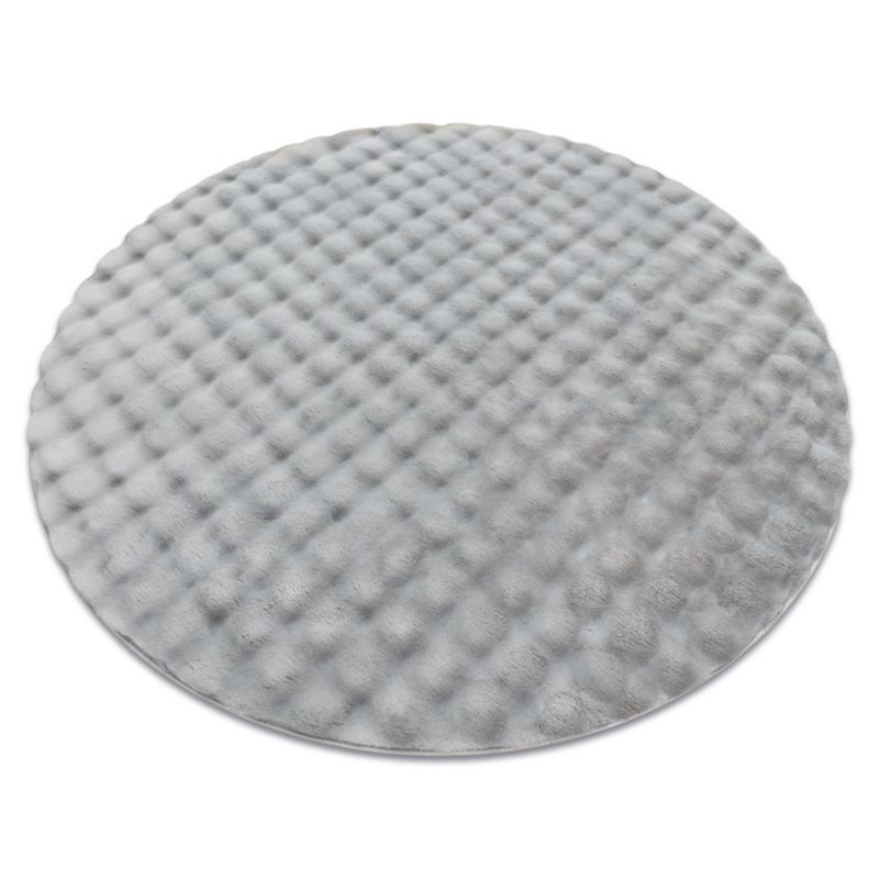 Dywan dla dzieci Bubble RugsX koło 100 cm srebrny MTT067 1 szt.