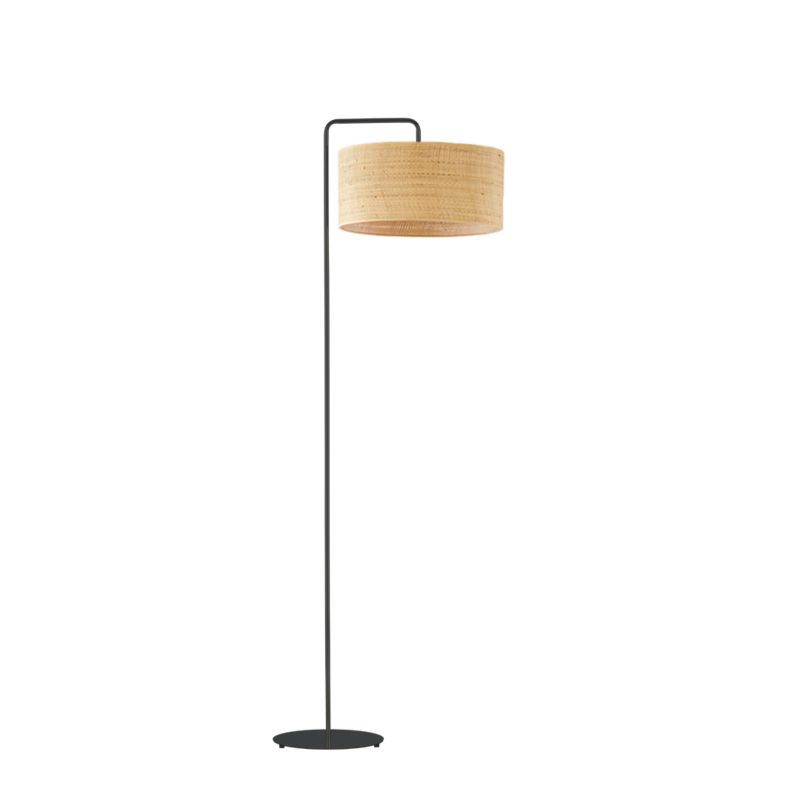 Lampa stojąca Volta Light Factory podłogowa z abażurem rattan walec VOS 1szt.