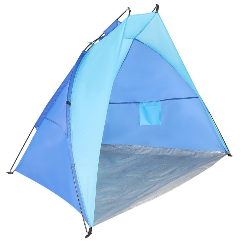 Namiot Enero Camp osłona plażowa Sun 200X100X105cm niebiesko-granatowy 1szt