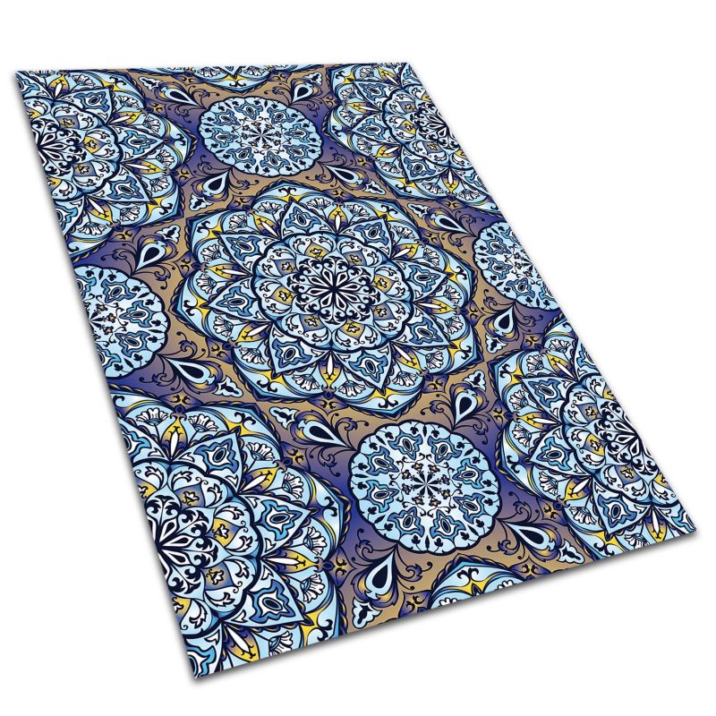 Winylowy Dywan Tarasowy Tulup 80x120 cm Na Taras I Balkon Mandala 1 szt.