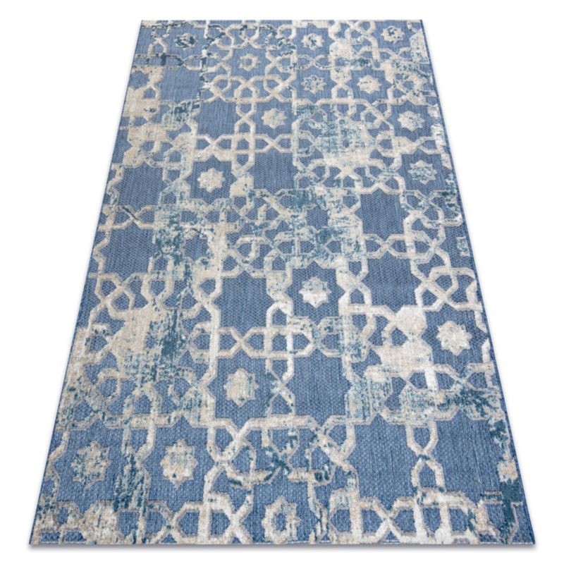Dywan zewnętrzny Sole RugsX 120x170 cm niebieski BA038 1 szt.