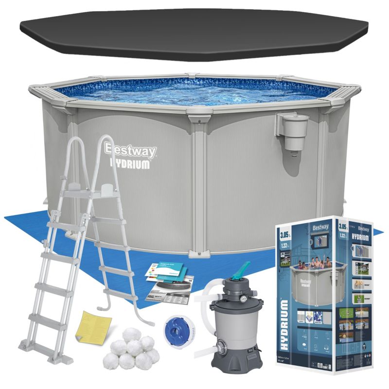 Basen stelażowy Hydrium 305x122 Bestway 56566 całoroczny 1szt.