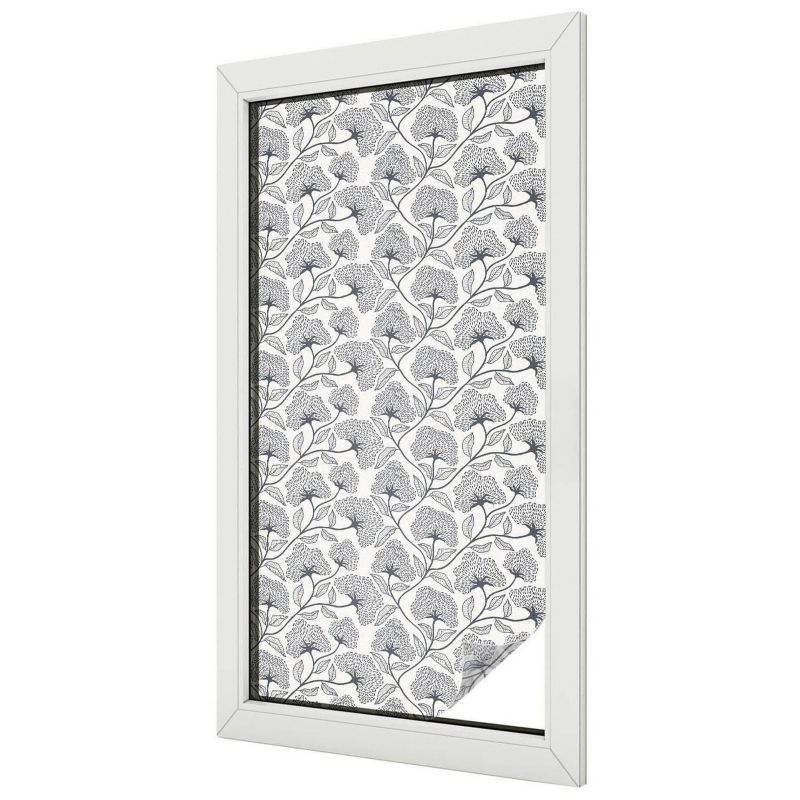 Folia Okienna Wallfluent 50x100 cm Chroniąca Prywatność Kwiaty botaniczne elegancja 1 rol.