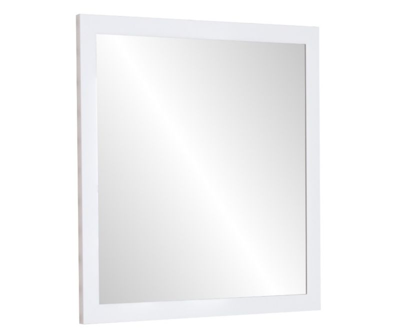 Lustro Profilmat wiszące 70x70 w ramie kolor biały 1szt.