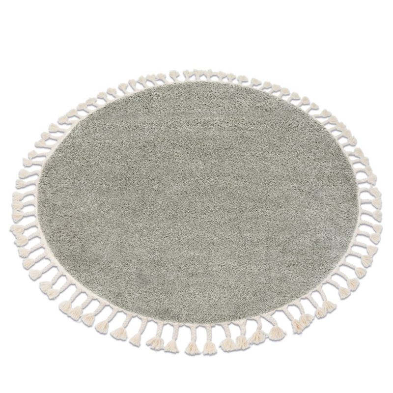 Dywan dla dzieci Berber RugsX koło 120 cm zieleń GR4011 1 szt.