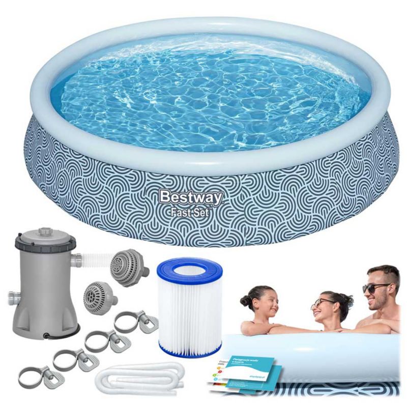 Basen ogrodowy rozporowy Bestway 396x84cm dla dzieci 9w1 zestaw 1szt.