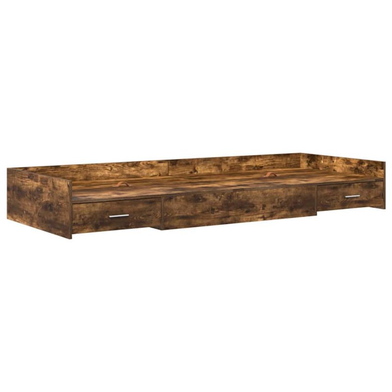 Rama łóżka WaszeMeble 100x200 cm Dąb wędzony drewno WM-3335225 1 szt.