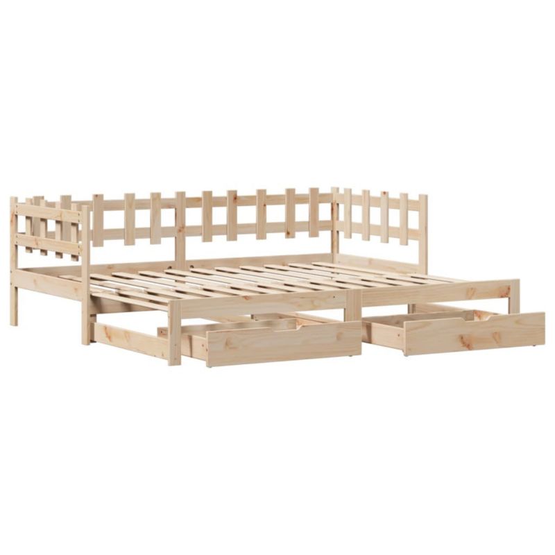 Łóżko dzienne WaszeMeble 90x200 cm brązowe WM-3302251 1 szt.
