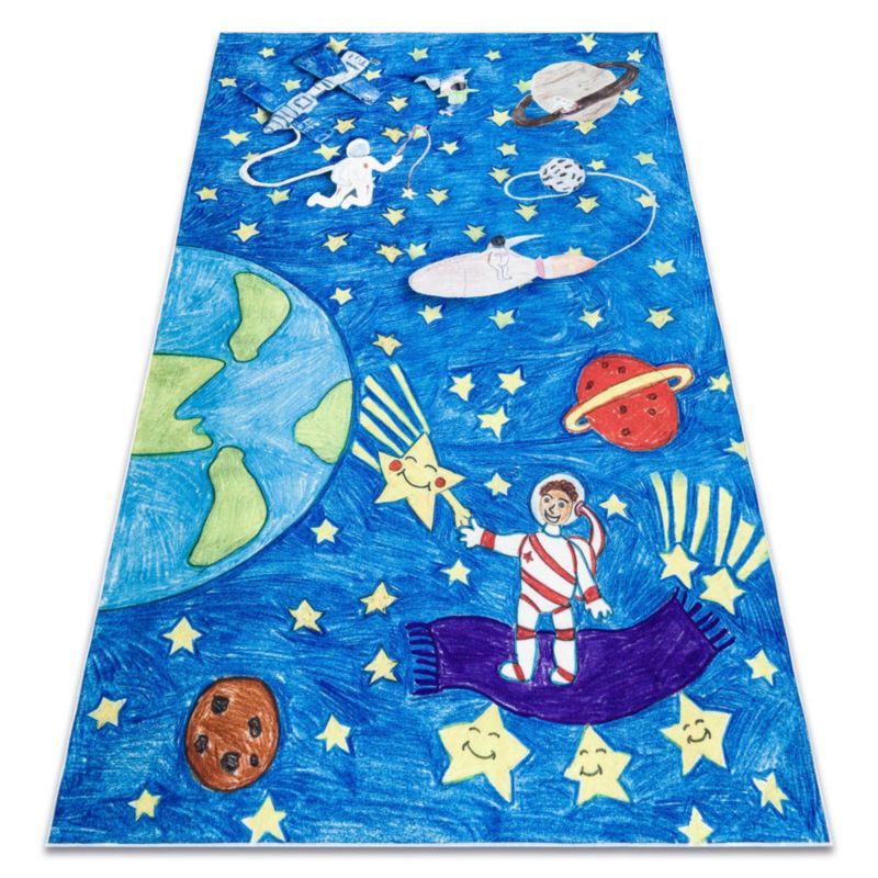 Dywan dla dzieci Bambino RugsX 120x170 cm niebieski I174 1 szt.