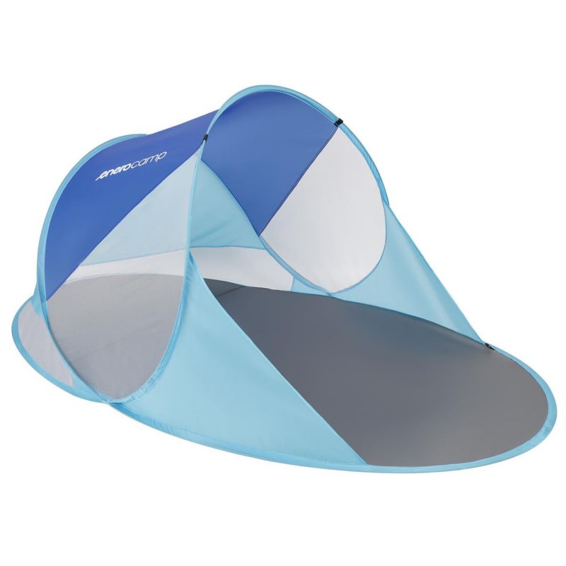 Namiot Enero Camp parawan plażowy samorozkładający 190X120X90/70cm niebieski Pop-Up 1szt.
