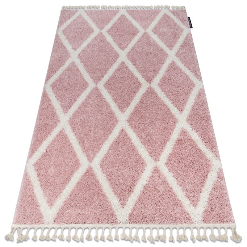 Dywan dla dzieci Berber RugsX 80x150 cm róż GR2819 1 szt.