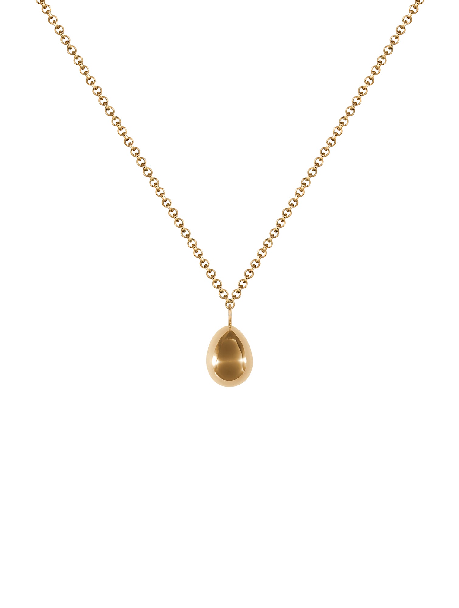 Sole Necklace N°1 - naszyjnik z zawieszką o przestrzennej formie, 48