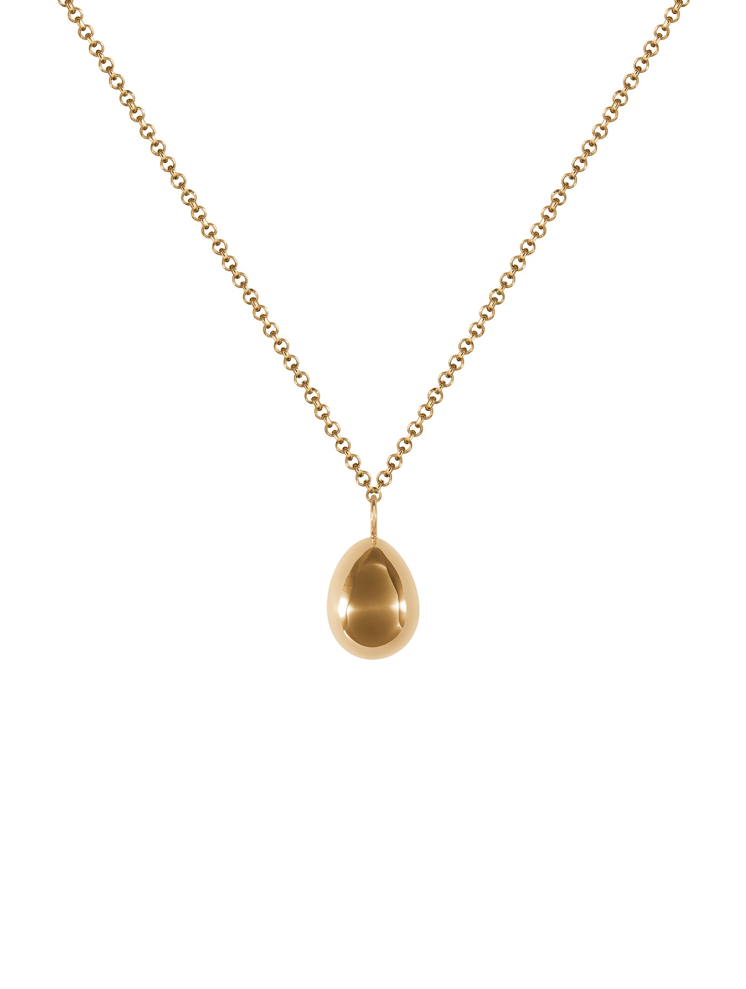 Sole Necklace N°2 - naszyjnik z zawieszką o przestrzennej formie, 42