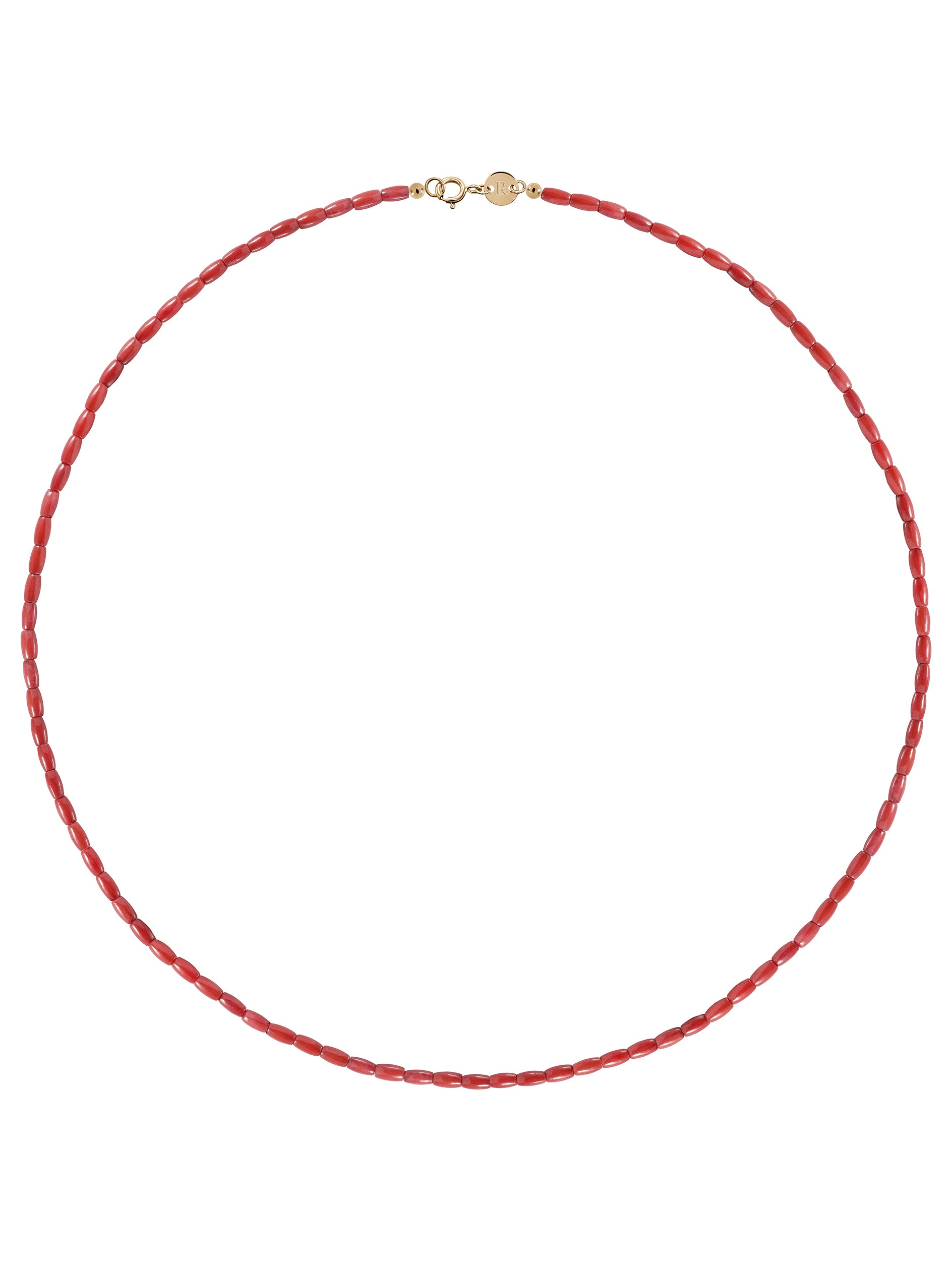 Red Coral Necklace - naszyjnik z koralu, 38