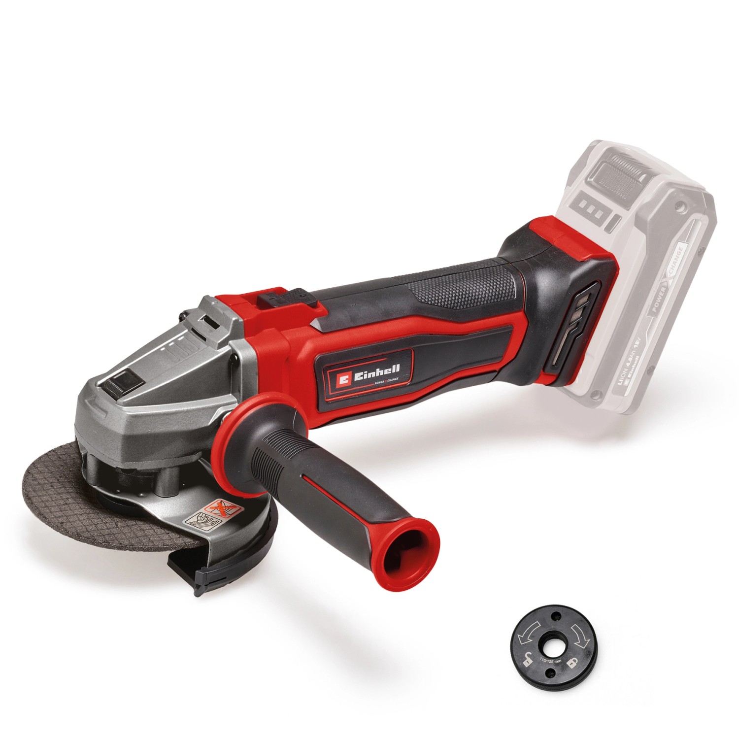 Einhell Szlifierka kątowa akumulatorowa TE-AG 18/115 Q Li-Solo 18V 115 mm