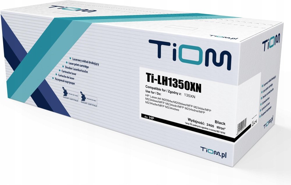 Toner Tiom Ti-LH1350XN (HP 135XN, W1350X), 2400 stron, black (czarny)