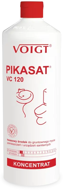 Środek do gruntownego czyszczenia sanitariatów Voigt Pikasat VC 120, 1l