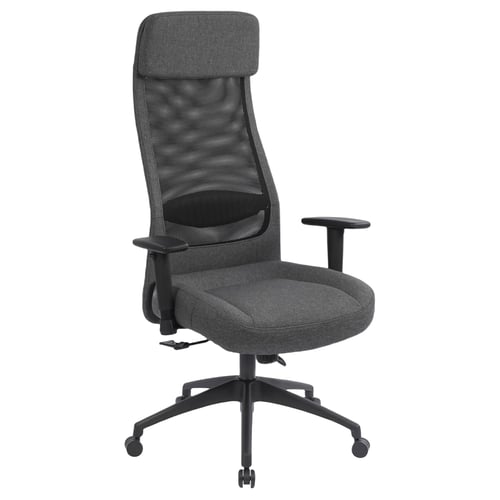 Ergonomické kreslo MOLFETA tmavo šedá