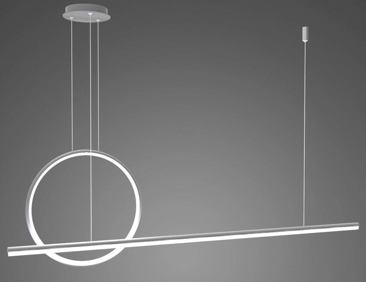 Altavola Design Led Shape lampa wisząca 1x23 W srebrna LA087/PX143_40_3k_silver