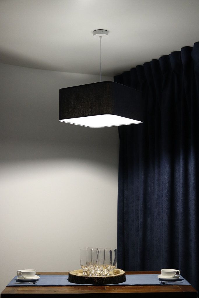 BPS Koncept Kwadro len light lampa wisząca 1x60 W granatowa KW-004-40W20