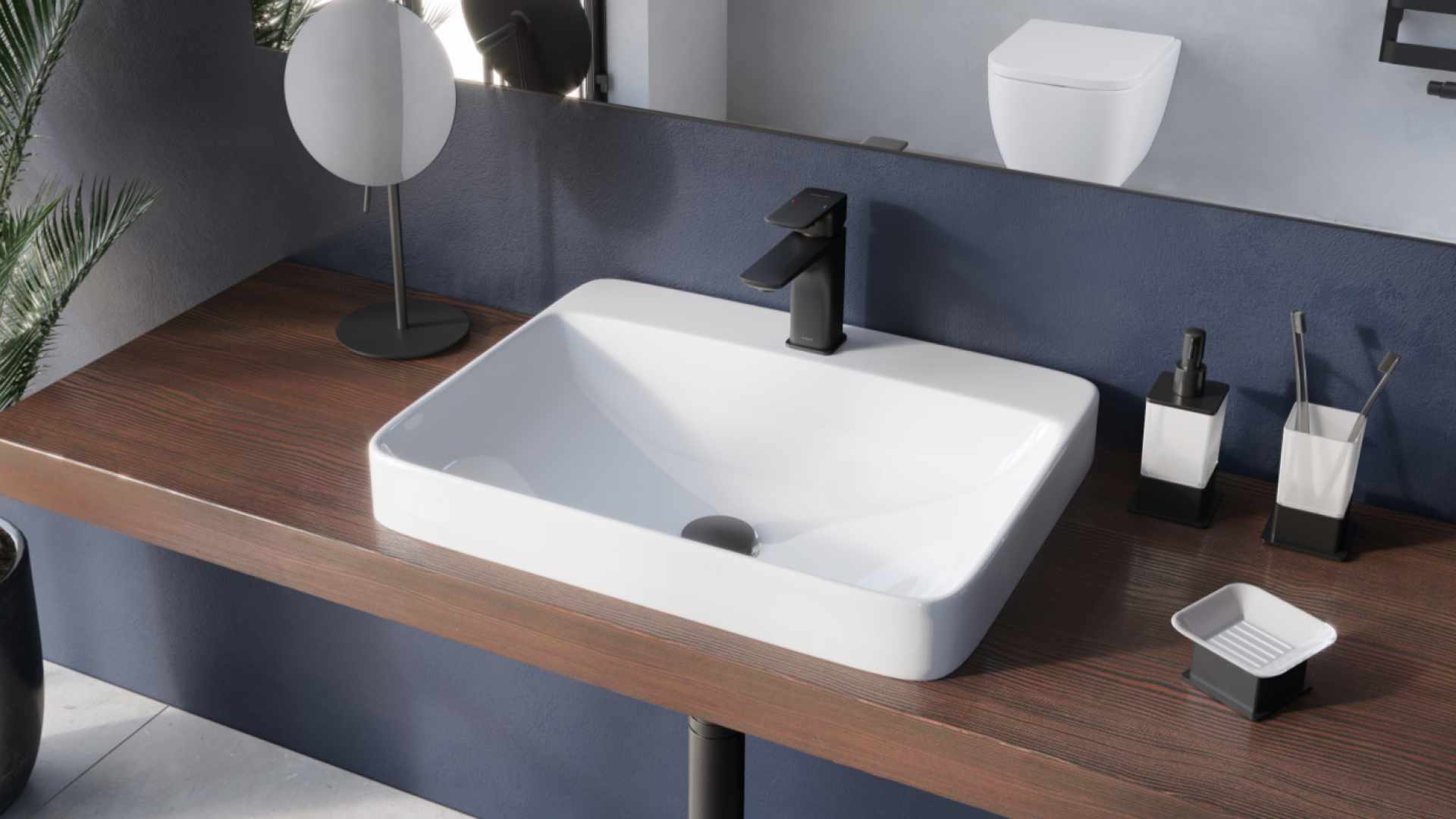 Excellent Design korek do umywalki chrom/czarny ARIN.1485.K.01.BLMCR - Wysyłka w 24h