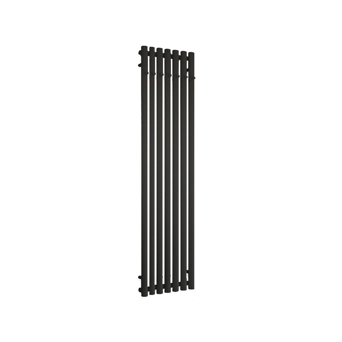 Oltens Stang grzejnik łazienkowy dekoracyjny 150x37 cm czarny mat 55028300
