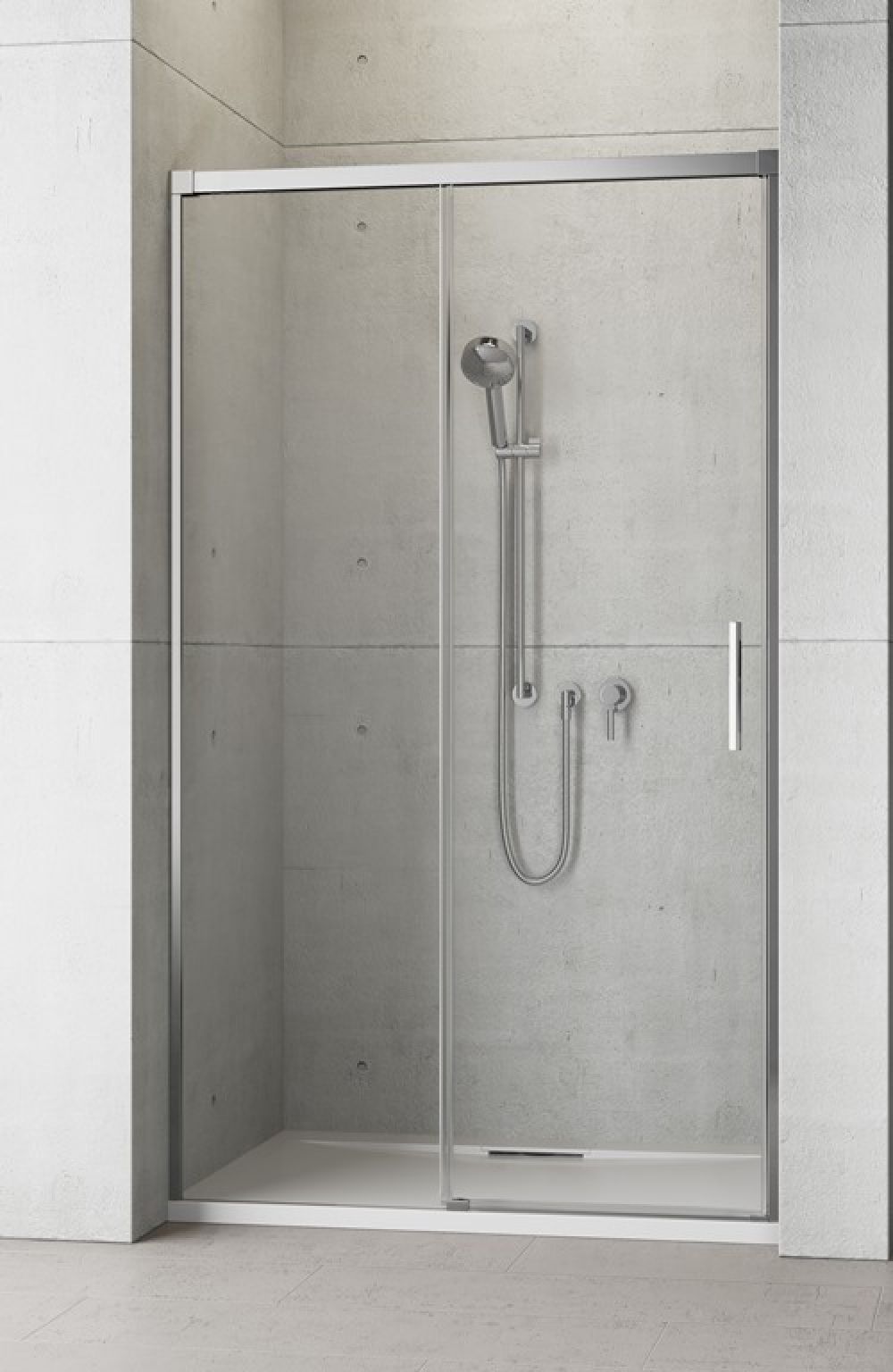 Radaway Idea 8 DWJ drzwi prysznicowe 62 cm rozsuwane chrom połysk/szkło przezroczyste 10330620-01-01R