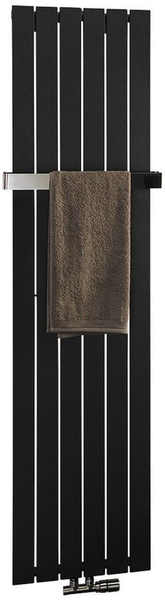 Sapho Colonna grzejnik łazienkowy 45x180 cm czarny mat IR147