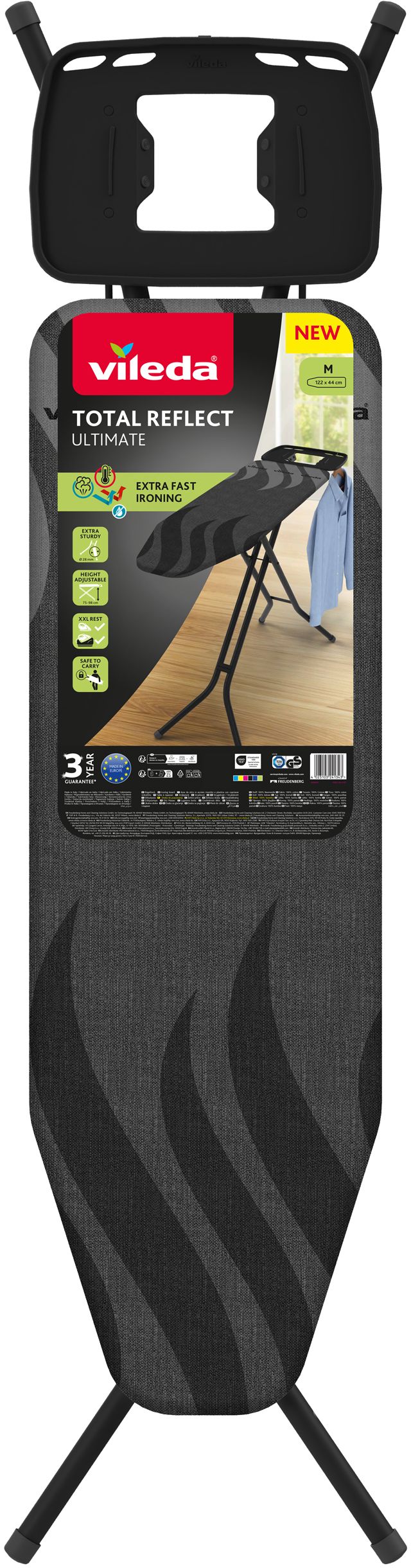 Vileda Total Reflect Ultimate M deska do prasowania 120x38 cm 183416