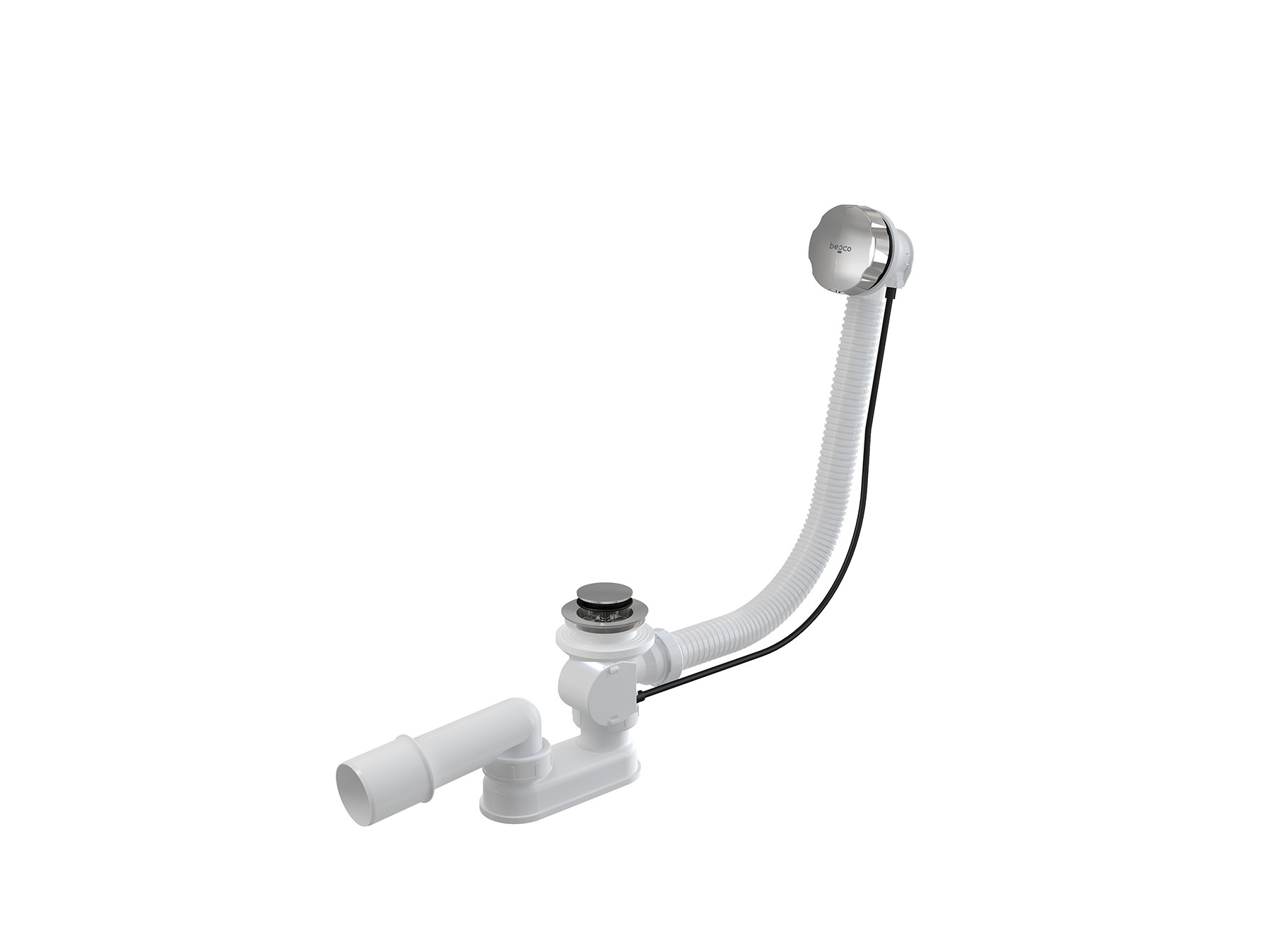 Besco syfon do wanny chrom SW-AUTO - Wysyłka w 24h