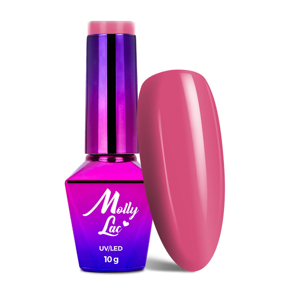Lakier hybrydowy LED/UV Gel Polish Mollylac Silk & Cotton Nr 364 Soft Wool 10 g