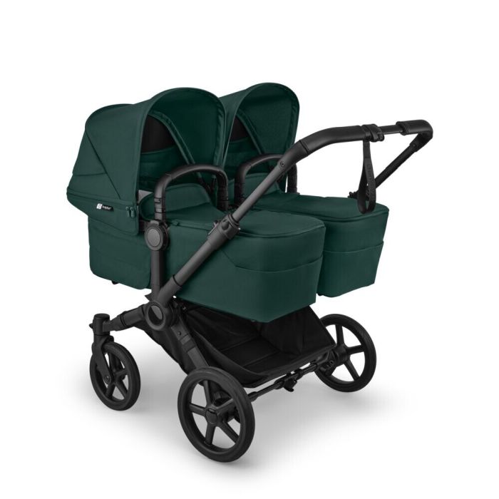 Bugaboo Donkey 6 Twin - wózek głęboko-spacerowy dla bliźniąt-Fern Green