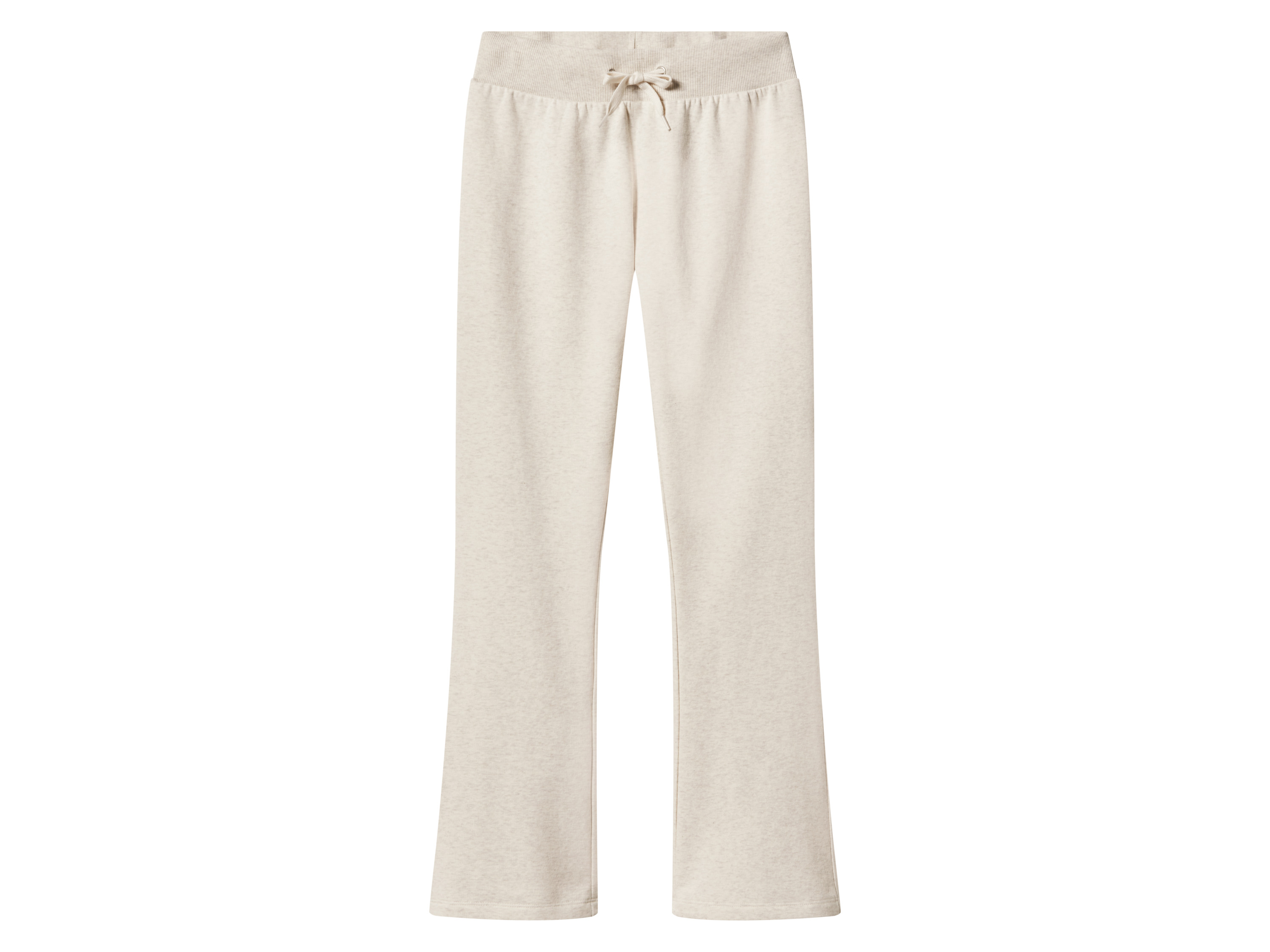 Esmara Kids Spodnie dresowe wide leg dziewczęce z bawełną Beżowy, 158/164
