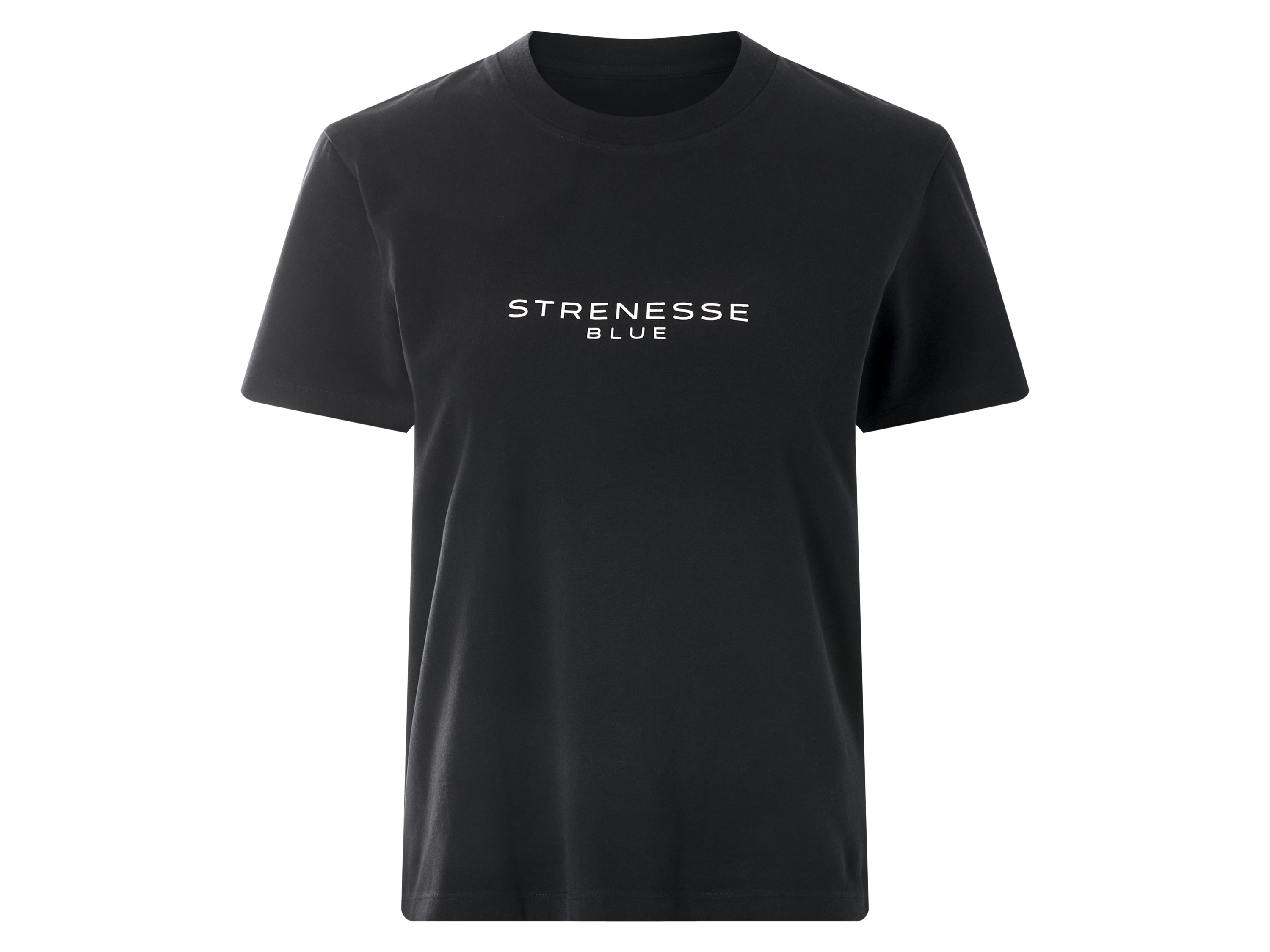 Strenesse Blue T-shirt damski z bawełną Czarny, M40/42